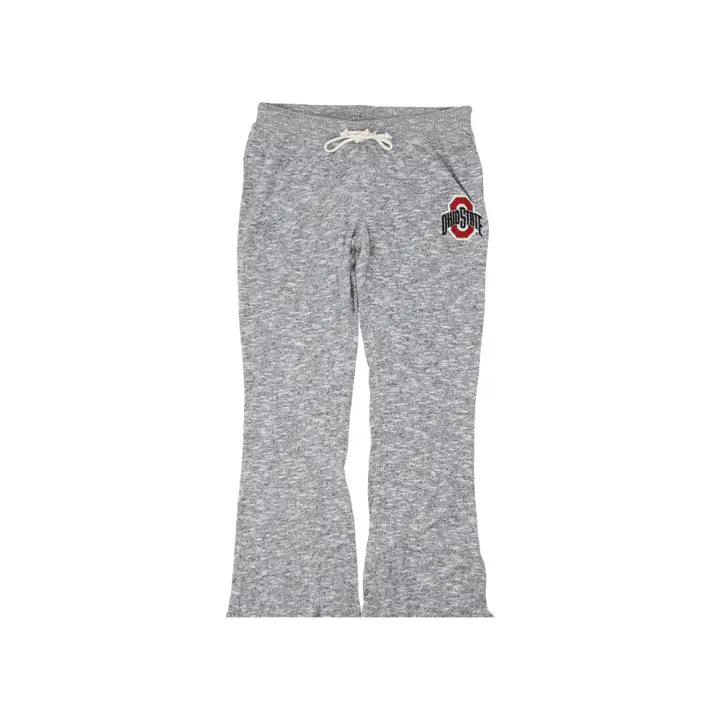 Pantalon évasé douillet Ohio State Buckeyes NCAA pour femme GRIS