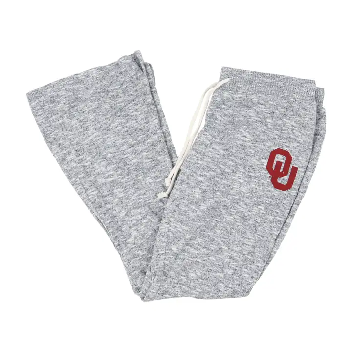 Pantalon patte d'éléphant Oklahoma Sooners NCAA pour femme GRIS