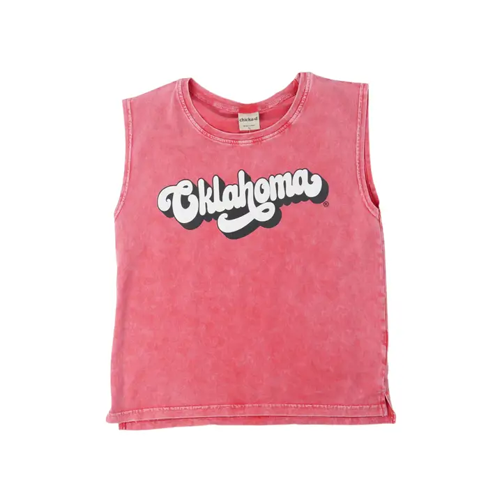 Haut sans manches musculaire femme NCAA Oklahoma Sooners CRIM