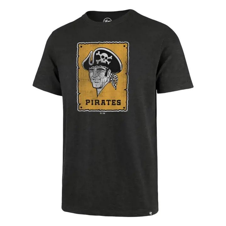 T-shirt anthracite à logo Scrum tête de pirate PIRATES MLB