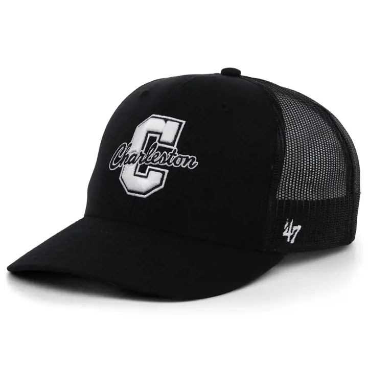 College of Charleston NCAA Casquette trucker '47 noire/blanche