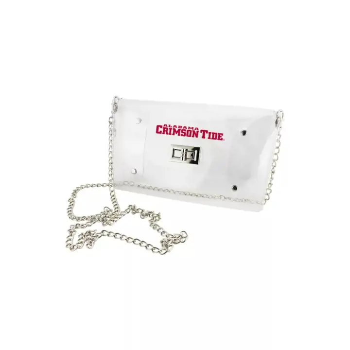 Sac bandoulière transparent Alabama Crimson Tide Envelope