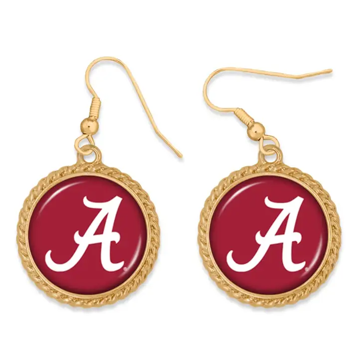 Alabama Crimson Tide Les boucles d'oreilles The Sydney Collection de