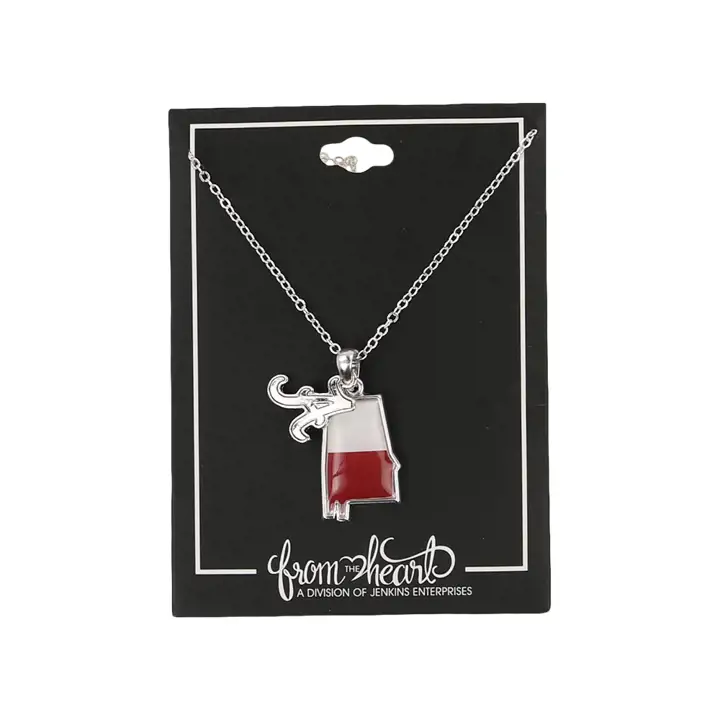 Alabama Crimson Tide Le collier de la collection Tara De la H