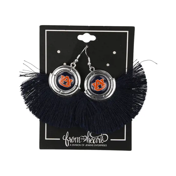Boucles d'oreilles de la collection "No Strings Attached" des Auburn Tigers From t