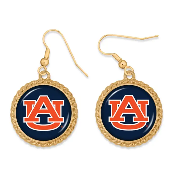 Auburn Tigers La collection Sydney Boucles d'oreilles From the Heart