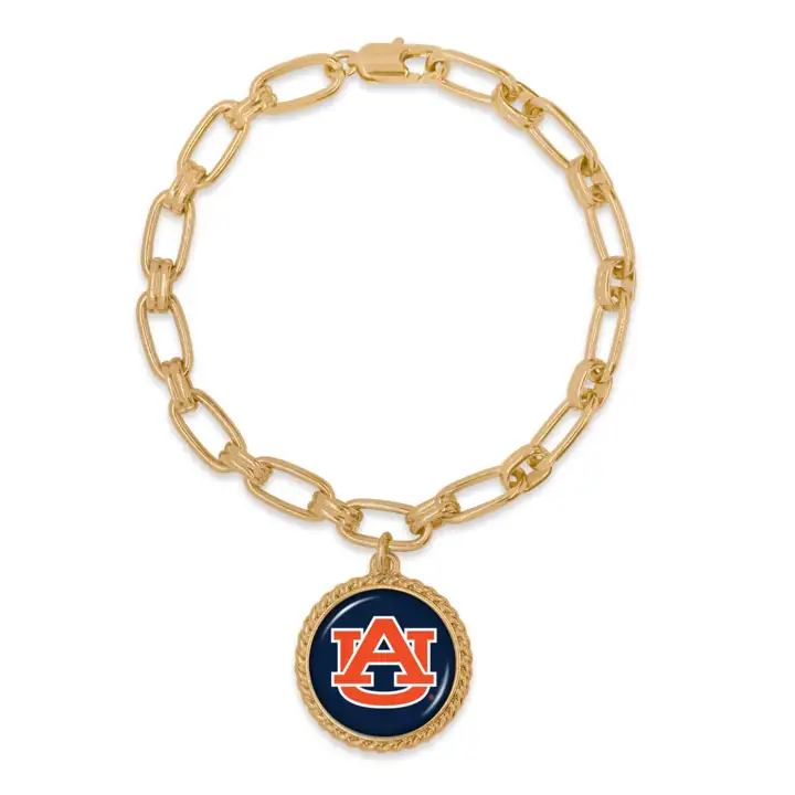 Auburn Tigers Le bracelet Sydney Collection From the Heart