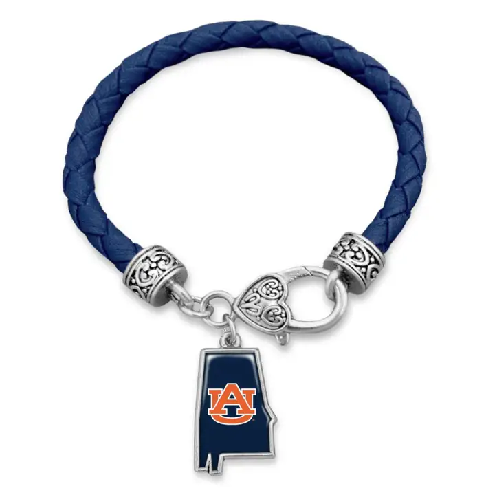 Auburn Tigers État d'esprit Collection Bracelet du Cœu