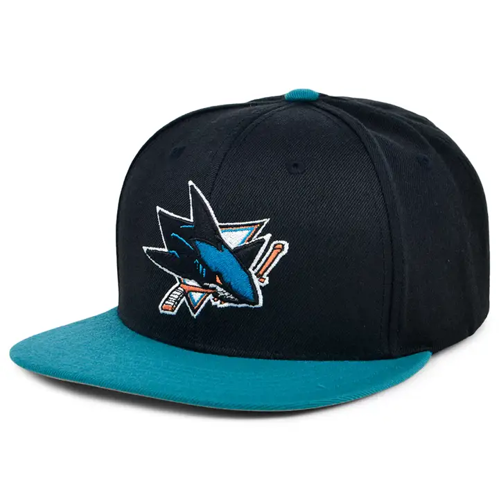 Casquette Snapback noire San Jose Sharks NHL Archvie 400