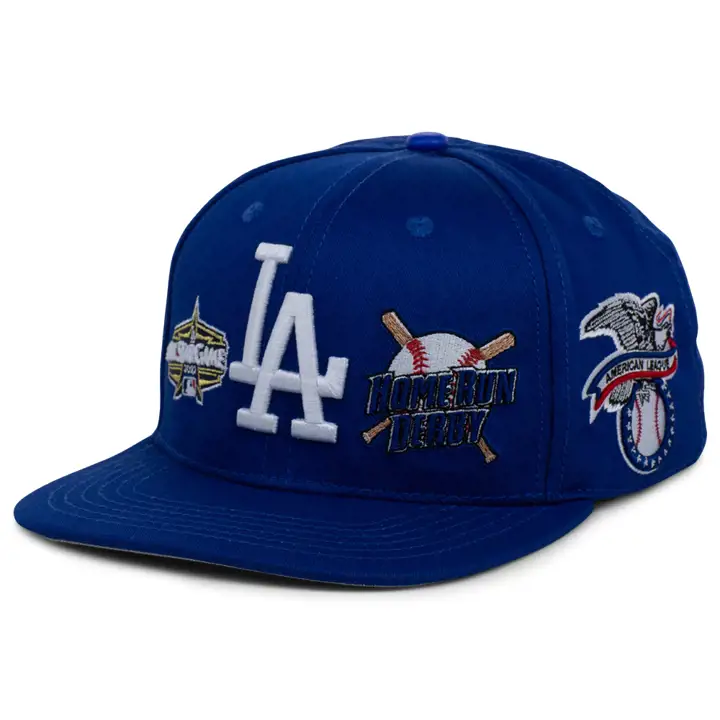 Casquette snapback Los Angeles Dodgers MLB Pro ASG Patch bleu/bleu