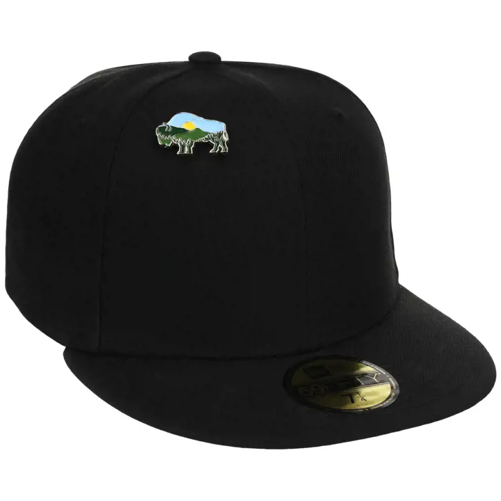 Lids Hat Drop Lids Hat Drop Épingles Bison vert/bleu/jaune