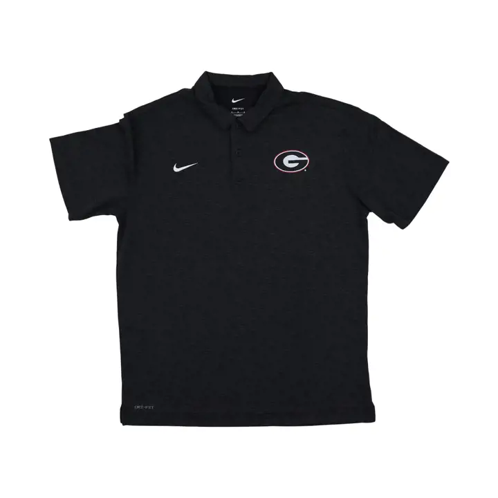 Georgia Bulldogs NCAA Polo Chiné Noir