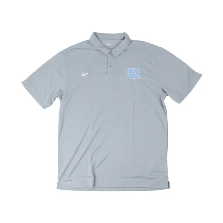 Polo chiné NCAA Tar Heels de la Caroline du Nord SILV
