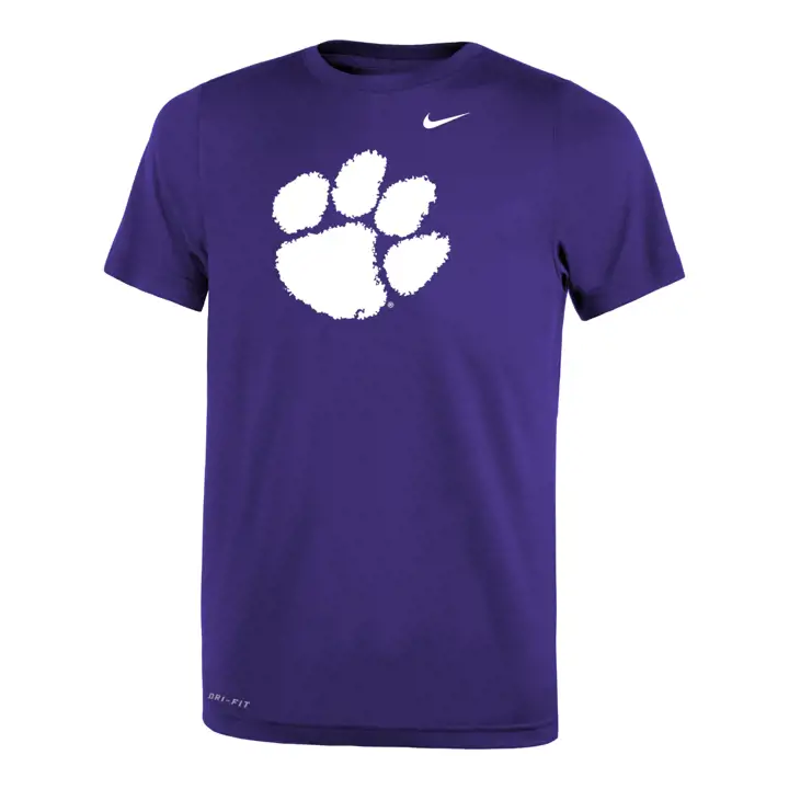 T-shirt Clemson Tigers NCAA Legend pour jeune, violet
