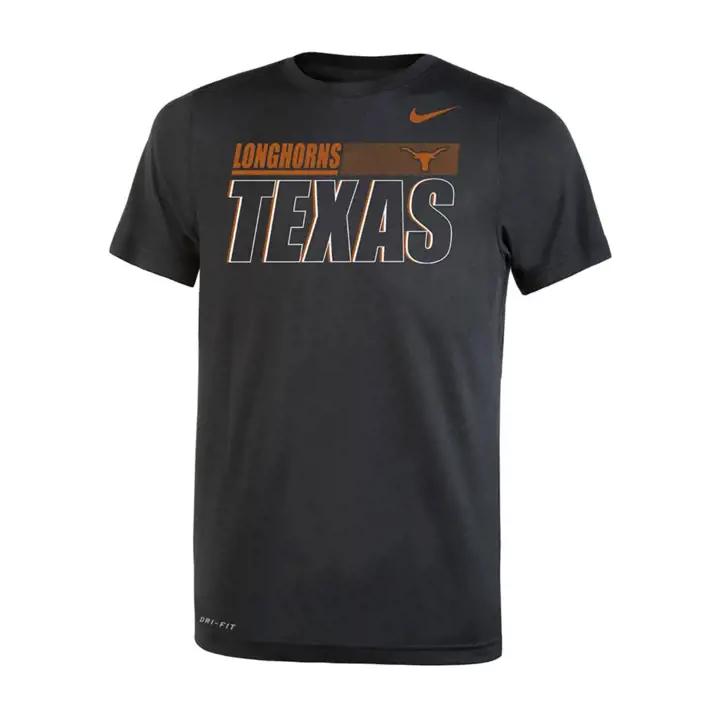T-shirt Texas Longhorns NCAA Youth Legend NOIR