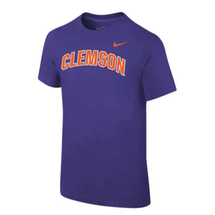 Clemson Tigers NCAA Youth Cotton T-Shirt PUR