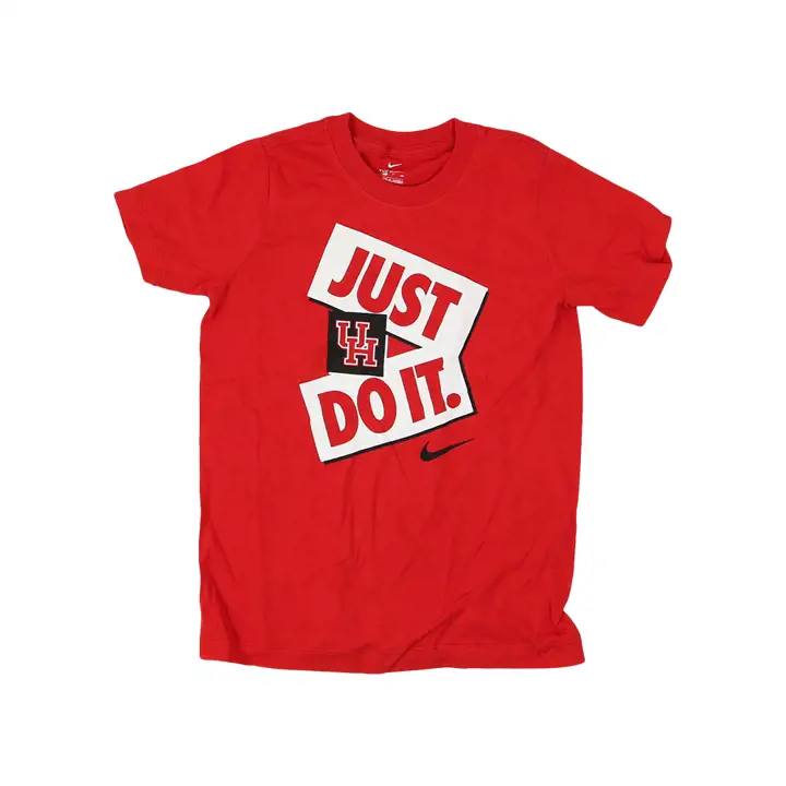 T-shirt rouge en coton Houston Cougars NCAA pour jeune