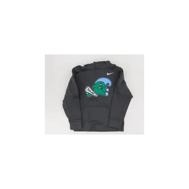 Tulane Green Wave Youth Therma Hood Anthracite