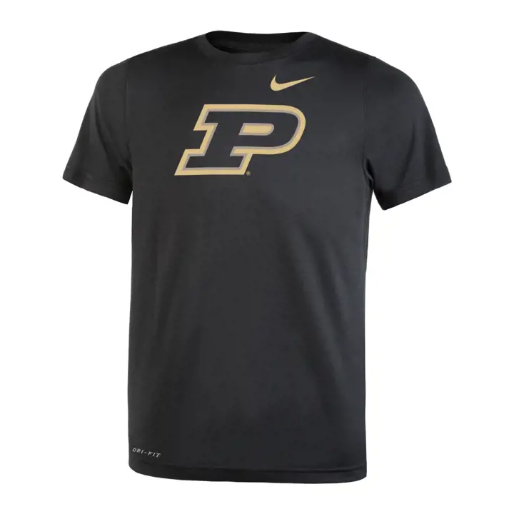 T-shirt Purdue Boilermakers NCAA Legend pour enfants NOIR