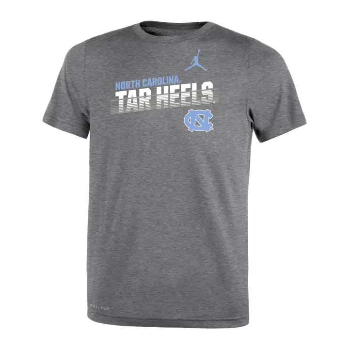 T-shirt Legend NCAA Tar Heels de Caroline du Nord pour enfants - Gris foncé