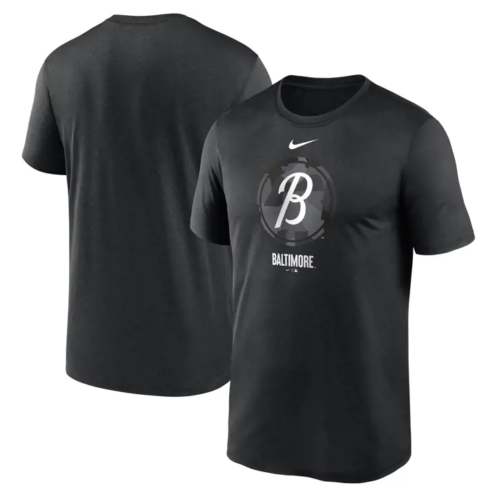 T-shirt Baltimore Orioles MLB Nike City Connect Legend noir