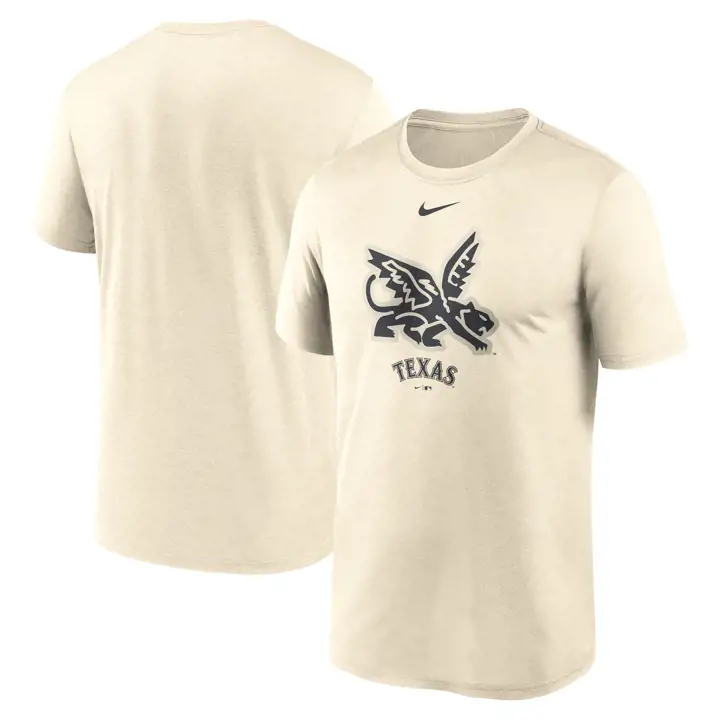 T-shirt Légende Nike MLB City Connect Texas Rangers ivoire