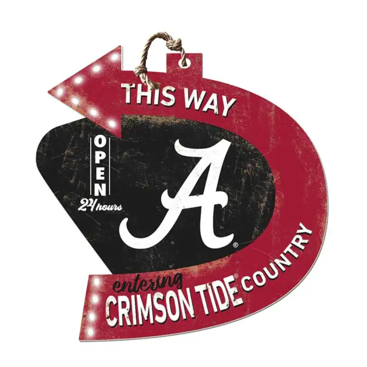 Panneau flèche Alabama Crimson Tide - Team Country ast
