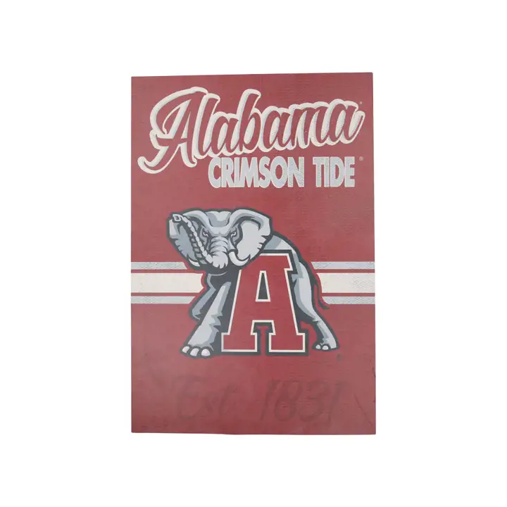 Panneau de mascotte du Crimson Tide de l'Alabama ast