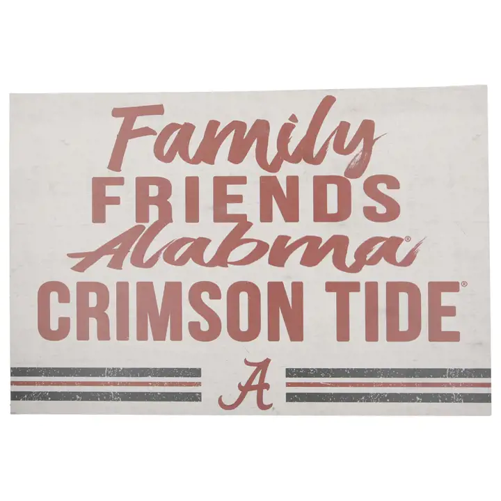 Alabama Crimson Tide 34x23 Panneaux amicaux en famille