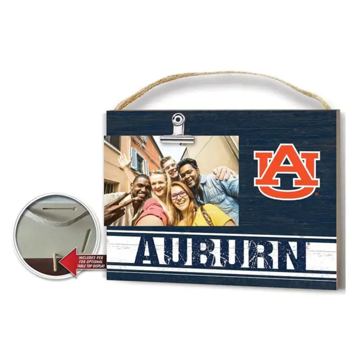 Plaque clip aux couleurs de l'équipe Auburn AST