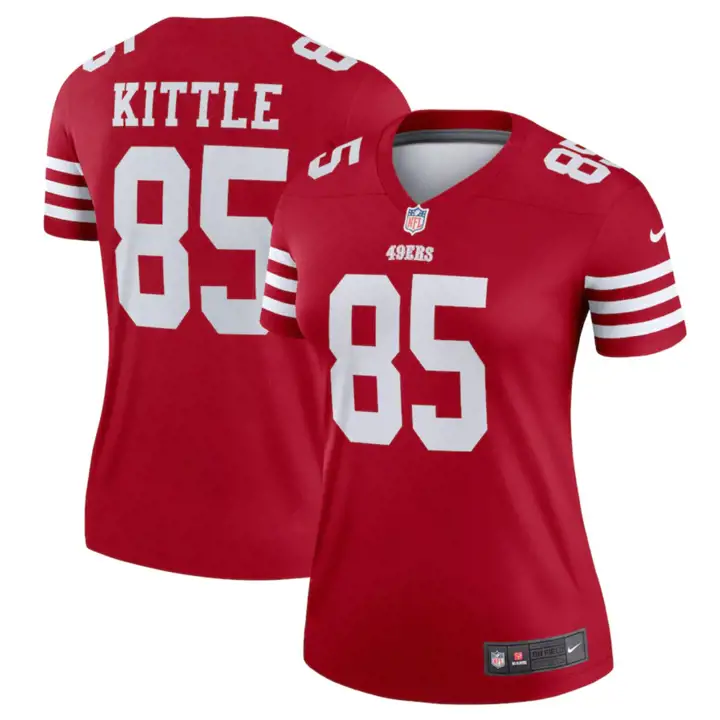 Maillot de match NFL 49ERS Femme George Kittle ROUGE