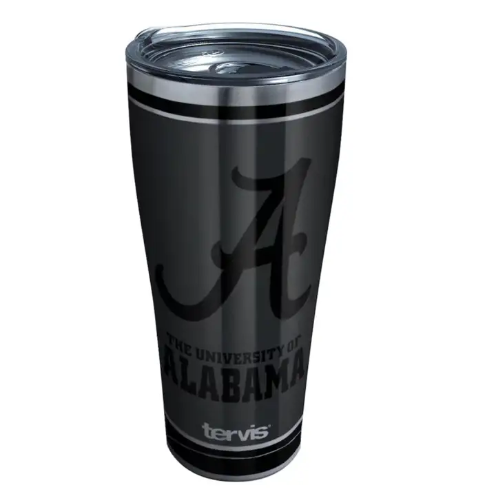 Gobelet en acier inoxydable noir 20 oz NCAA Alabama Crimson Tide