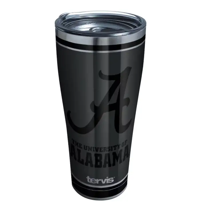 Gobelet en acier inoxydable noir 30 oz NCAA Alabama Crimson Tide