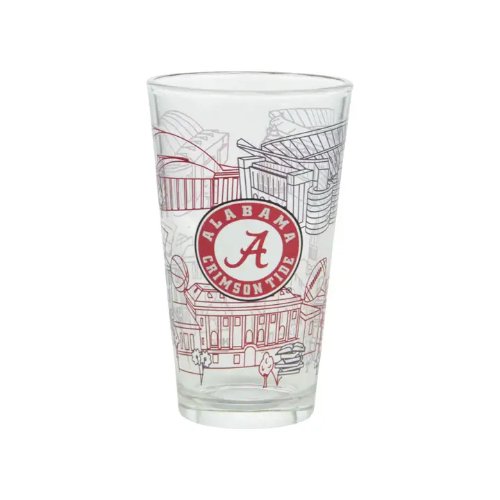 Verre mélangeur Alabama Crimson Tide Campus de 47 cl