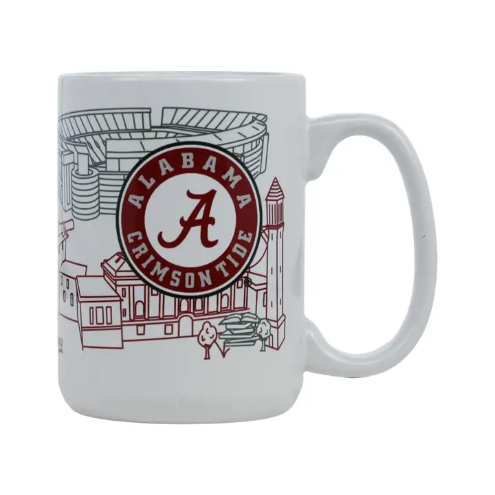 Mug Campus Alabama Crimson Tide de 44 cl