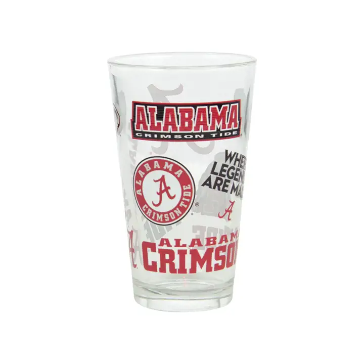 Verre mélangeur Alabama Crimson Tide 16 oz Medley