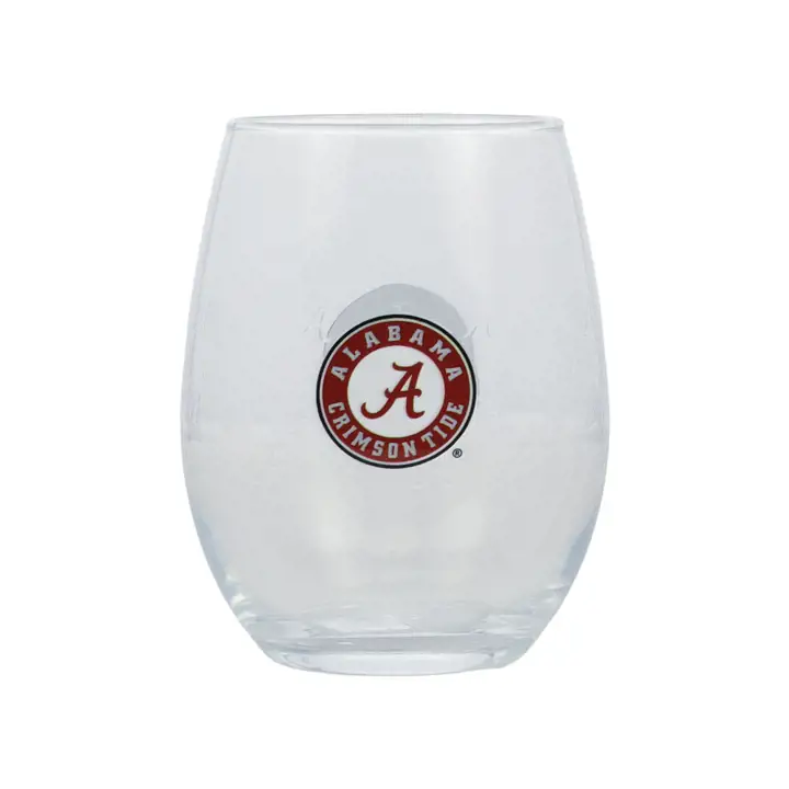 Verre sans pied 44 cl Alabama Crimson Tide à motif répété