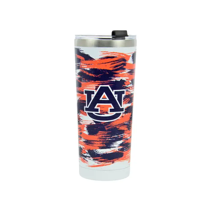 Gobelet brossé de 24oz des Auburn Tigers ast