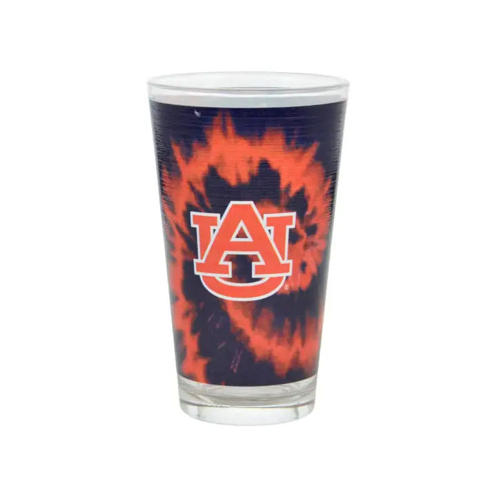 Verre mélangeur Tie Dye 16 oz Auburn Tigers