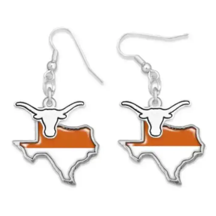 Texas Longhorns Boucles d'oreilles The Tara Collection ast