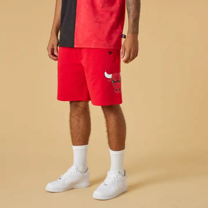 SHORT ROUGE CHICAGO BULLS NBA PACK DÉLAVÉ