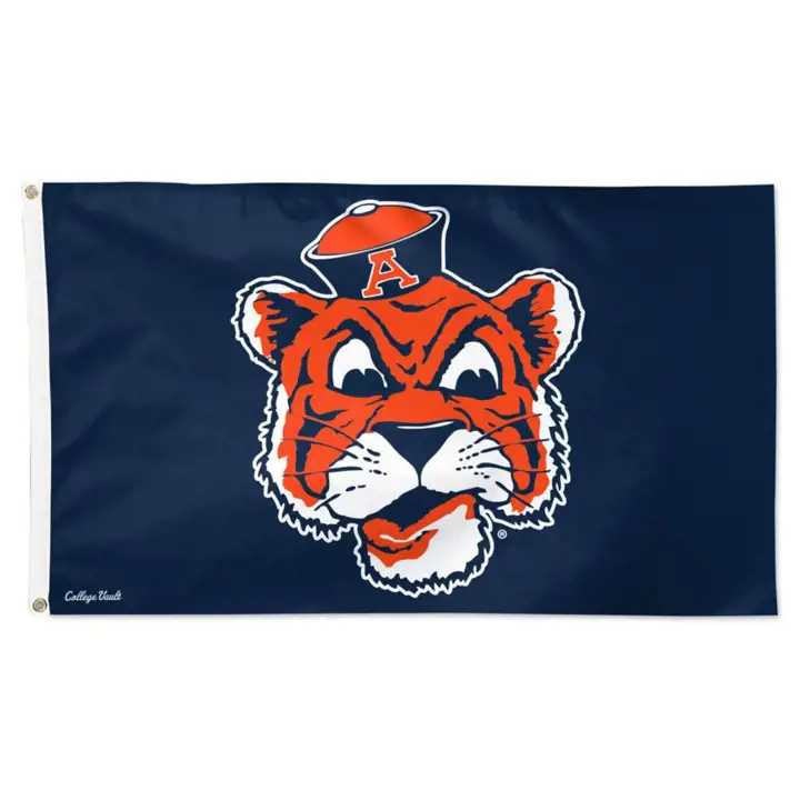 Drapeau de luxe 3x5 des Auburn Tigers