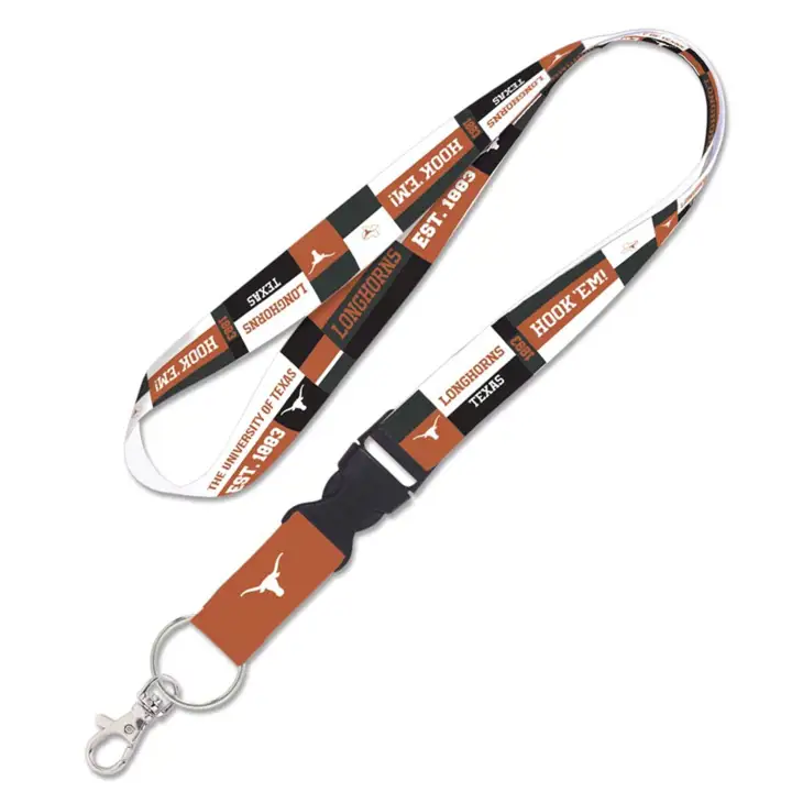 Cordon porte-clés Wincraft coloré - Équipe des Texas Longhorns