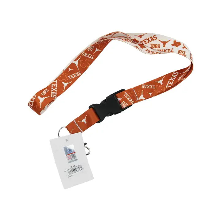Cordon tour de cou de l'équipe Texas Longhorns - Scatterprint Wincraft ast