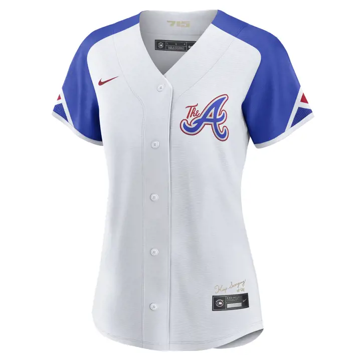 Maillot réplique Nike City Connect des Braves MLB pour femme - Ronal 22