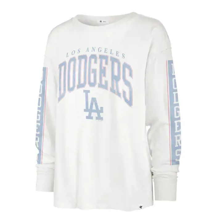 Los Angeles Dodgers MLB T-shirt manches longues femme Soa 23 ivoire