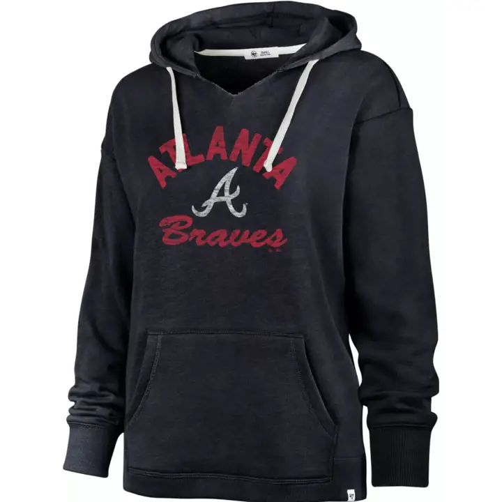 Atlanta Braves MLB Femme Kennedy Hood 23 Bleu