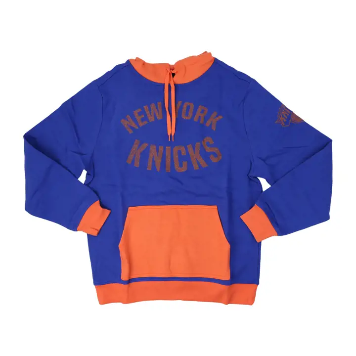 New York Knicks NBA Crossover Hood bleu/orange
