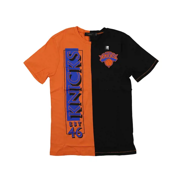 New York Knicks NBA T-shirt Mi-temps noi/ora