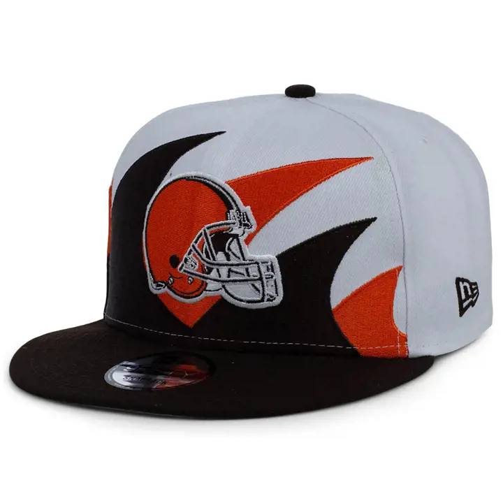 Casquette 9FIFTY NFL Rétro Cleveland Browns blanc/marron